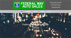 Desktop Screenshot of federalwayautosales.com