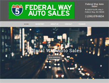 Tablet Screenshot of federalwayautosales.com